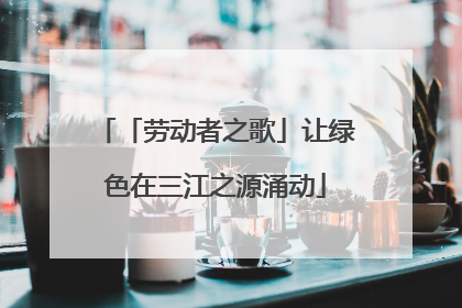 「劳动者之歌」让绿色在三江之源涌动