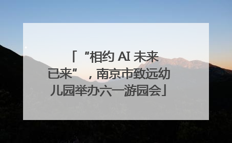 “相约 AI 未来已来”，南京市致远幼儿园举办六一游园会