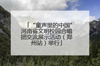 “童声里的中国”河南省文明校园合唱团交流展示活动（郑州站）举行
