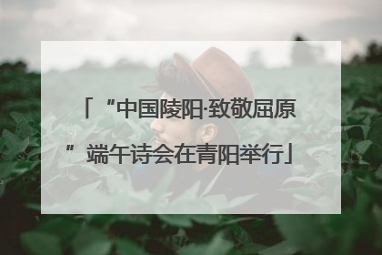 “中国陵阳·致敬屈原”端午诗会在青阳举行