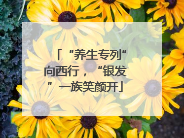 “养生专列”向西行，“银发”一族笑颜开