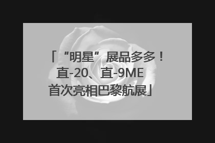 “明星”展品多多！直-20、直-9ME首次亮相巴黎航展