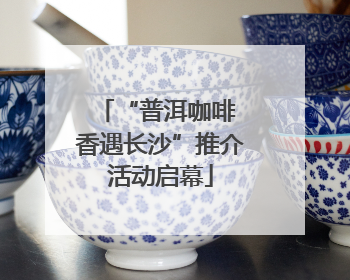 “普洱咖啡 香遇长沙”推介活动启幕
