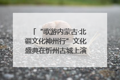 “歌游内蒙古·北疆文化神州行”文化盛典在忻州古城上演——蒙晋文化交融共谱文旅融合新篇
