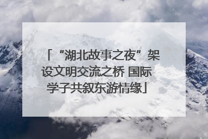 “湖北故事之夜”架设文明交流之桥 国际学子共叙东游情缘
