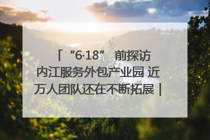 “6·18” 前探访内江服务外包产业园 近万人团队还在不断拓展｜内江东兴“红”在哪⑤