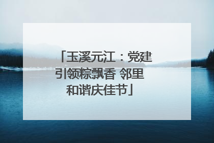 玉溪元江：党建引领粽飘香 邻里和谐庆佳节