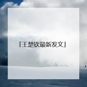 王楚钦最新发文