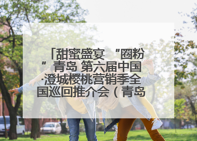 甜蜜盛宴 “圈粉”青岛 第六届中国·澄城樱桃营销季全国巡回推介会（青岛站）成功举办