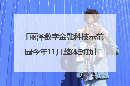 丽泽数字金融科技示范园今年11月整体封顶