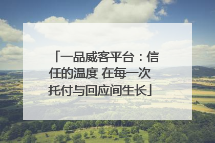 一品威客平台：信任的温度 在每一次托付与回应间生长