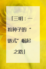 三明：一粒种子的“链式”崛起之路