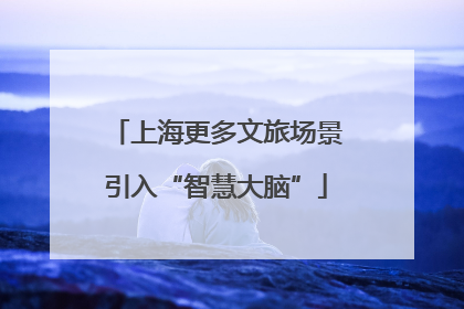 上海更多文旅场景引入“智慧大脑”