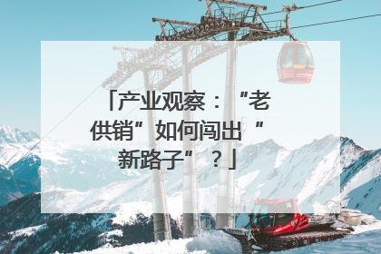 产业观察：“老供销”如何闯出“新路子”？