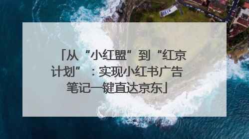 从“小红盟”到“红京计划”：实现小红书广告笔记一键直达京东
