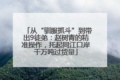 从“驯服抓斗”到带出9徒弟：赵树青的精准操作，托起同江口岸千万吨过货量