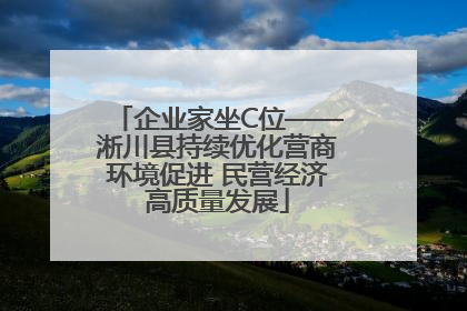 企业家坐C位——淅川县持续优化营商环境促进 民营经济高质量发展