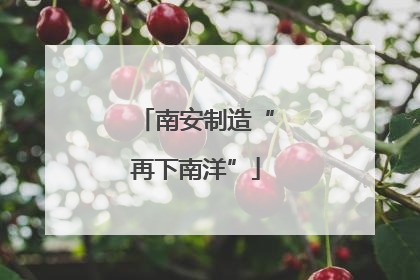 南安制造“再下南洋”