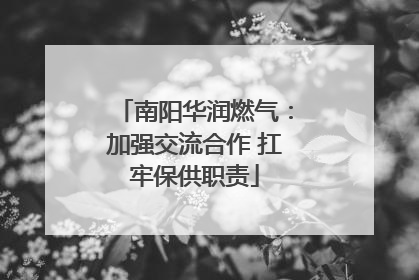 南阳华润燃气：加强交流合作 扛牢保供职责
