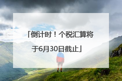 倒计时！个税汇算将于6月30日截止