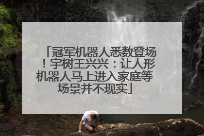 冠军机器人悉数登场！宇树王兴兴：让人形机器人马上进入家庭等场景并不现实