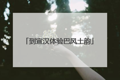 到宣汉体验巴风土韵