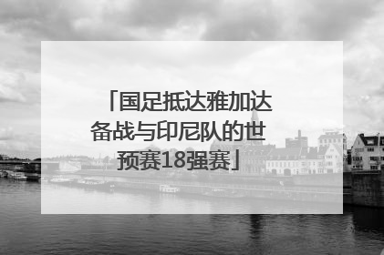 国足抵达雅加达备战与印尼队的世预赛18强赛
