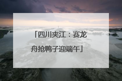 四川夹江：赛龙舟抢鸭子迎端午