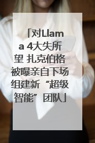 对Llama 4大失所望 扎克伯格被曝亲自下场组建新“超级智能”团队