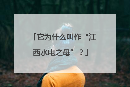 它为什么叫作“江西水电之母”？