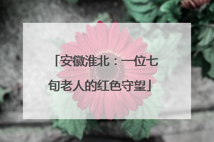 安徽淮北：一位七旬老人的红色守望