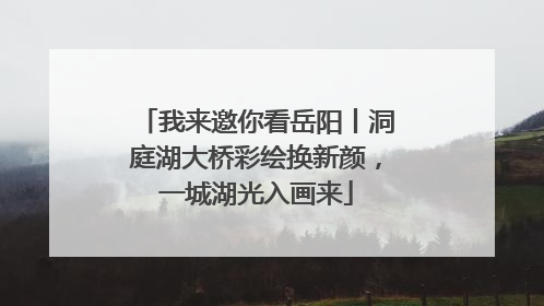 我来邀你看岳阳丨洞庭湖大桥彩绘换新颜，一城湖光入画来