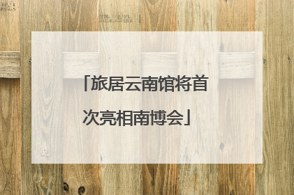 旅居云南馆将首次亮相南博会