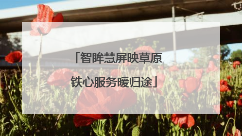 智眸慧屏映草原 铁心服务暖归途