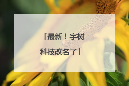 最新！宇树科技改名了