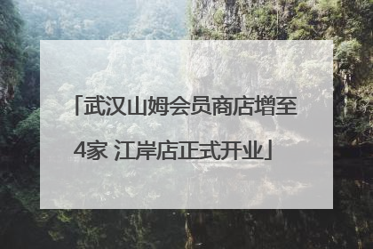 武汉山姆会员商店增至4家 江岸店正式开业