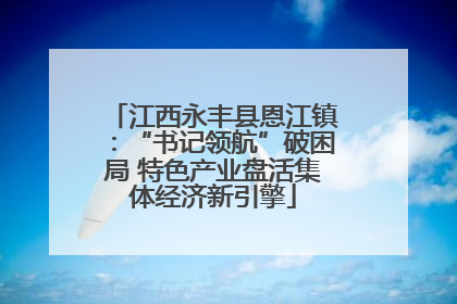 江西永丰县恩江镇：“书记领航”破困局 特色产业盘活集体经济新引擎