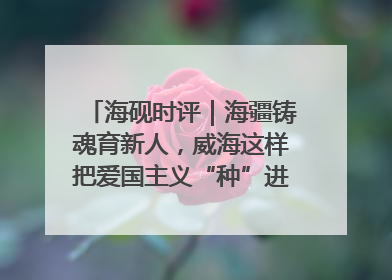 海砚时评｜海疆铸魂育新人，威海这样把爱国主义“种”进年轻人心里