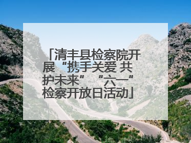 清丰县检察院开展“携手关爱 共护未来”“六一”检察开放日活动