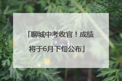聊城中考收官！成绩将于6月下旬公布