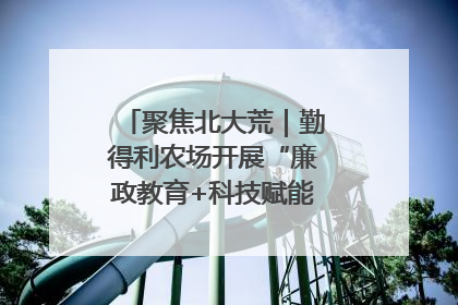 聚焦北大荒｜勤得利农场开展“廉政教育+科技赋能”主题党日活动