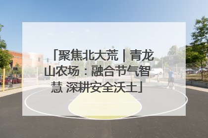 聚焦北大荒｜青龙山农场：融合节气智慧 深耕安全沃土