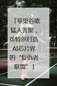 苹果谷歌猛人齐聚，英特尔打造AI芯片界的“复仇者联盟”