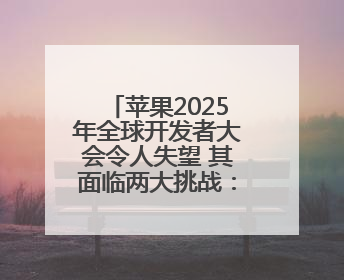 苹果2025年全球开发者大会令人失望 其面临两大挑战：AI和特朗普
