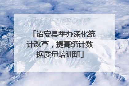 诏安县举办深化统计改革，提高统计数据质量培训班