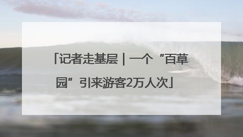 记者走基层｜一个“百草园”引来游客2万人次