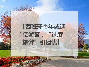 西班牙今年或迎1亿游客，“过度旅游”引担忧