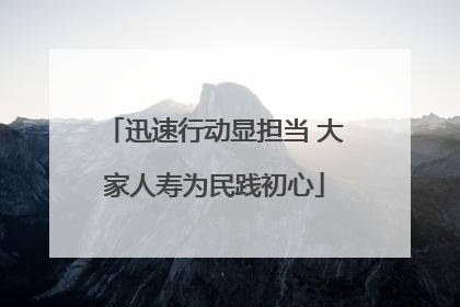 迅速行动显担当 大家人寿为民践初心