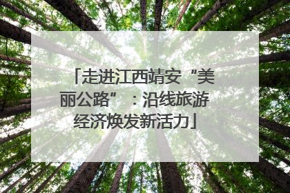 走进江西靖安“美丽公路”：沿线旅游经济焕发新活力