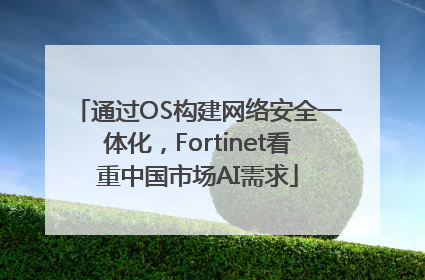通过OS构建网络安全一体化，Fortinet看重中国市场AI需求